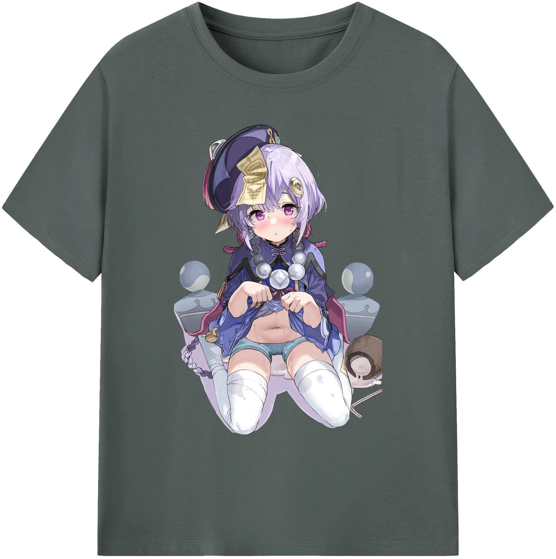 げんし神 七七 なな  genshin Nana 綿100％ メンズ半袖Tシャツ｜肌触りやわらか＆通気性